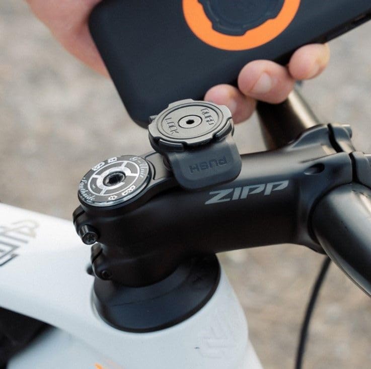 QUAD LOCK Stem Cap Bike Mount Kit with MAG Phone Case for iPhone 13 Pro - Image 4